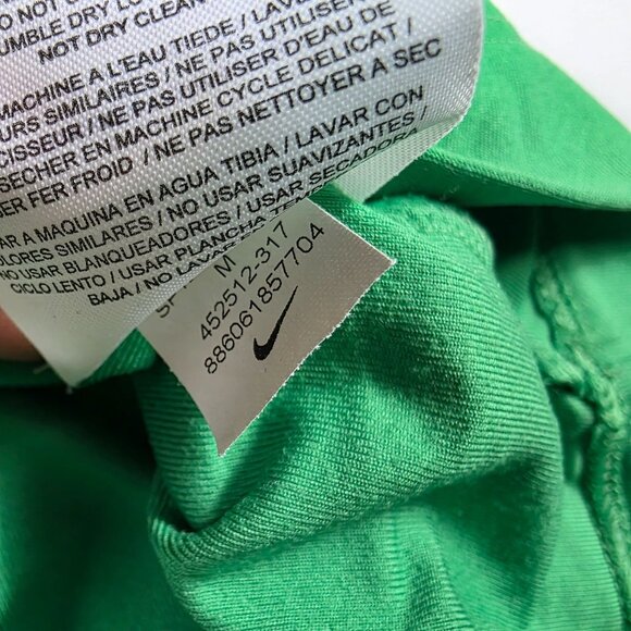 Nike Golf Tour Performance Mens Medium Green Polo Shirt Dri Fit Golf Activewear - Picture 6 of 10